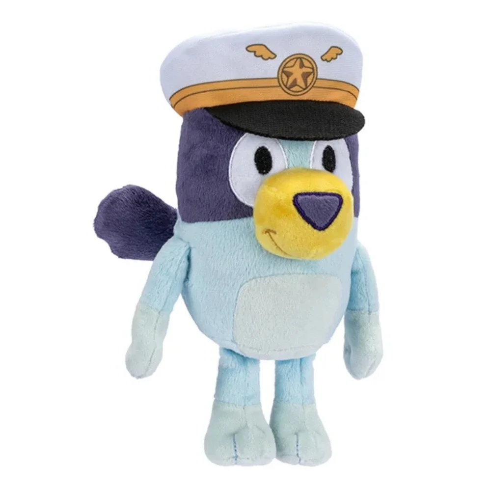 NWT Captain Bluey Plush Toy Soft Bluey Character Stuffed Animal for Kids